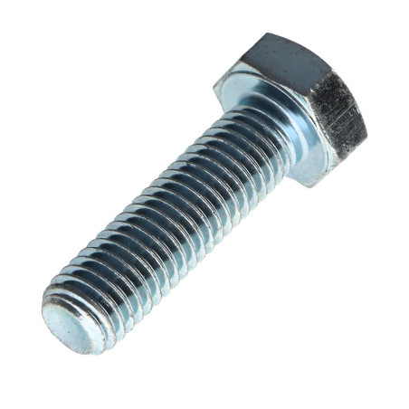 1 x Vis métaux Tête hexagonale TH M8X35 Classe 10.9 Acier zingué
