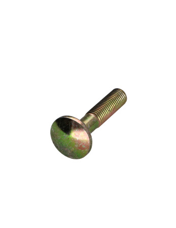 TRCC JAPY tête ronde collet carré M7X35 Filetage partiel Bichromaté