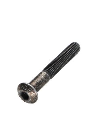 Vis métaux BHC (Tête Bombée Hexagonal creux) M6X35 Filetage partiel Classe 10.9 Clé de 4 HC4 Acier zingué noir