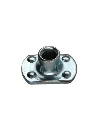 Ecrou cylindrique à souder Bossage intérieur M8 26X18 hauteur 11 Acier zingué