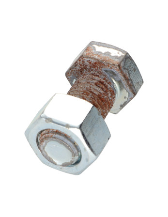 Boulon (vendu avec Ecrou) Tête hexagonale TH M16X35 Acier zingué ROUILLES
