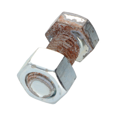 1 x Boulon (vendu avec Ecrou) Tête hexagonale TH M16X35 Acier zingué ROUILLES