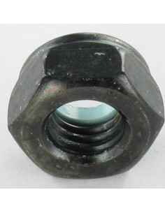 Ecrou frein M6 Acier zingué noir 2