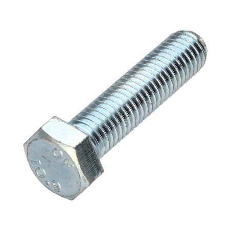 1 x Vis métaux Tête hexagonale TH M12X45 Classe 10.9 Acier zingué