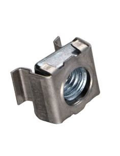 Ecrou acier zingué cage inox C4808A M8 Epaisseur tole 1.0...