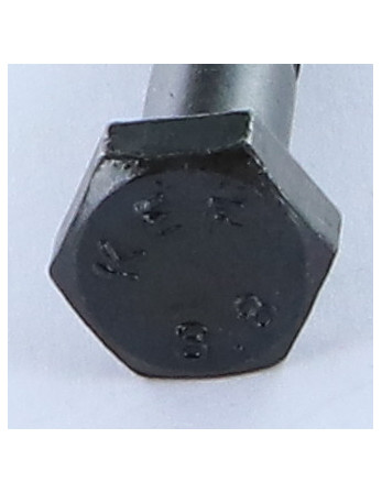 Corps de boulon filetage partiel Tête hexagonale TH M8X40 Classe 8.8 Acier brut
