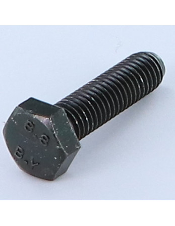 Vis métaux Tête hexagonale TH M5X14 Classe 8.8 Acier zingué noir