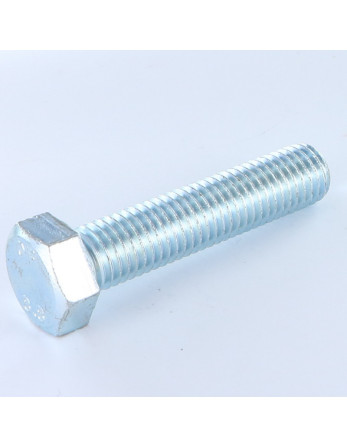 Vis métaux Tête hexagonale TH M12X80 Classe 8.8 Acier zingué