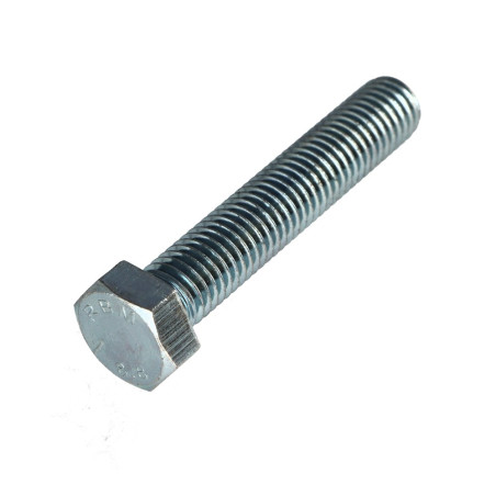 1 x Vis métaux Tête hexagonale TH M12X75 Classe 8.8 Acier zingué