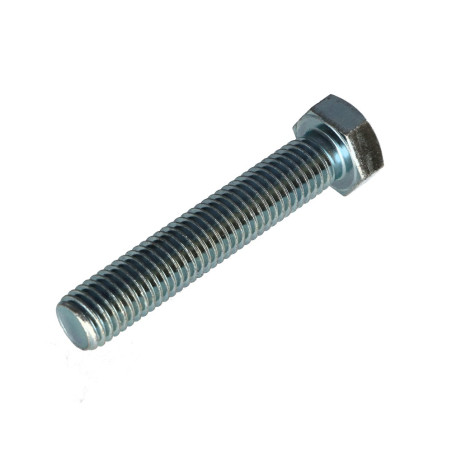 1 x Vis métaux Tête hexagonale TH M12X75 Classe 8.8 Acier zingué