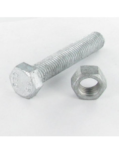 Boulon (vendu avec Ecrou) Tête hexagonale TH M24X210...