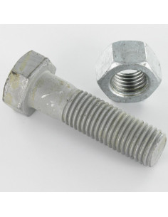 Boulon (vendu avec Ecrou) Tête hexagonale TH M16X80...