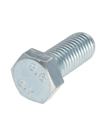 Vis métaux Tête hexagonale TH M12X40 Classe 8.8 Acier zingué