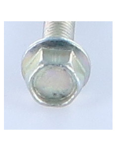 Vis métaux Tête hexagonale TH M6X40 Acier zingué Embase... 2