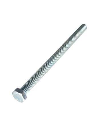Vis métaux Tête hexagonale TH M8X140 Classe 8.8 Acier zingué