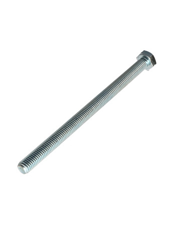 Vis métaux Tête hexagonale TH M8X140 Classe 8.8 Acier zingué