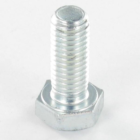 Vis métaux Tête hexagonale TH M10X120 Classe 6.8 Acier zingué