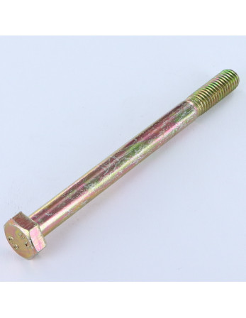 Corps de boulon filetage partiel Tête hexagonale TH M8X100 Classe 6.8 Bichromaté
