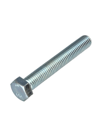 Vis métaux Tête hexagonale TH M12X70 Classe 10.9 Acier zingué