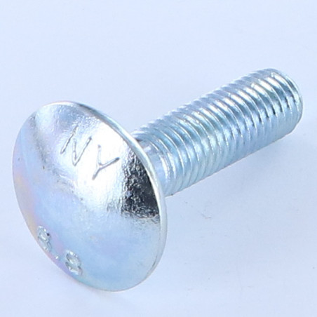 1 x TRCC JAPY tête ronde collet carré M12X45 Collet bas 3.5 Classe 8.8 Acier zingué