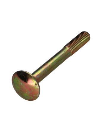 TRCC JAPY tête ronde collet carré M8X70 Filetée sur 22 Filetage partiel Bichromaté