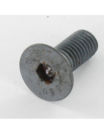 Vis métaux FHC tête fraisée empreinte hexagonale creuse M5X25 Classe 12.9 Clé de 3 HC3 Acier brut