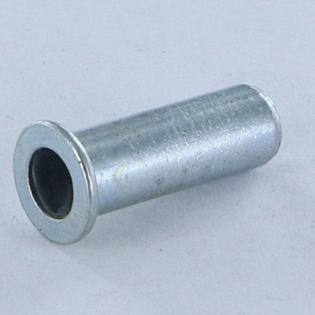 1 x Ecrou A sertir Tête plate TP Borgne M6X20.5 ACPB 30 Acier zingué