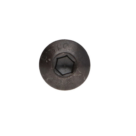 1 x Vis métaux BHC (Tête Bombée Hexagonal creux) M5X45 Filetage partiel Classe 10.9 Clé de 3 HC3 Acier brut