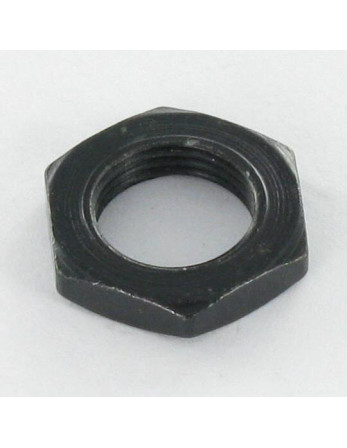 Ecrou UNEF 3/8- 32 Sur plat 14 Epaisseur 3 Acier zingué noir