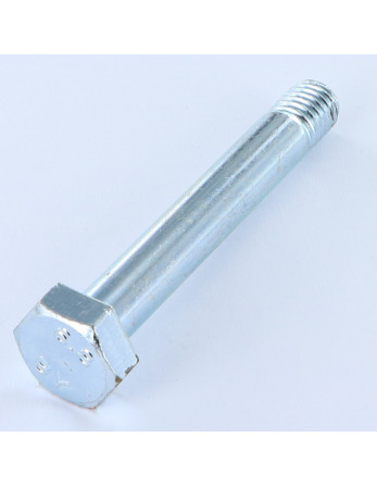 Corps de boulon filetage partiel Tête hexagonale TH M10X70 Filetée sur 12 Classe 6.8 Acier zingué S/PL17