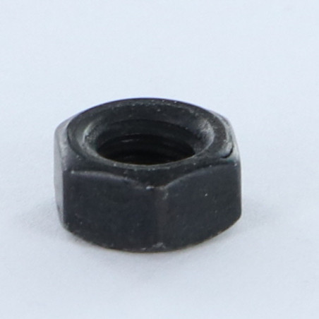 1 x Écrou hexagonale M6 Classe 8 Acier zingué nickel noir renforcE - Haute tenue à la corrosion