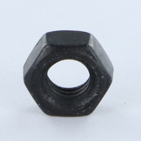 1 x Écrou hexagonale M6 Classe 8 Acier zingué nickel noir renforcE - Haute tenue à la corrosion