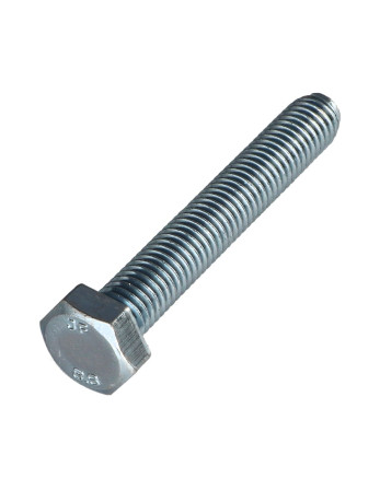 Vis métaux Tête hexagonale TH M8X70 Classe 8.8 Acier zingué
