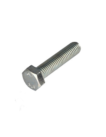 Vis métaux Tête hexagonale TH M10X55 Classe 8.8 Acier zingué