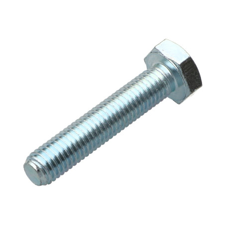 1 x Vis métaux Tête hexagonale TH M10X50 Classe 8.8 Acier zingué
