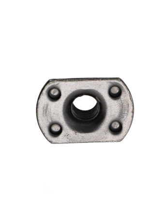 Ecrou cylindrique à souder Bossage intérieur M8 26X18 hauteur 11 Acier brut