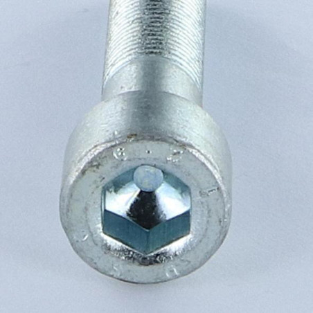 1 x Vis métaux CHC BTR M20X120 Filetée sur 52 Classe 12.9 Pas de 150 Clé de 17 HC17 Acier zingué