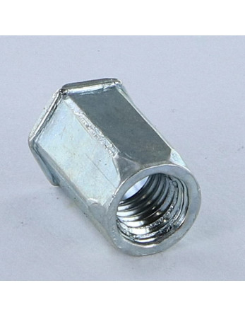 Ecrou A sertir Hexagonal Tête Réduite M10X19 Acier zingué ACRTH
