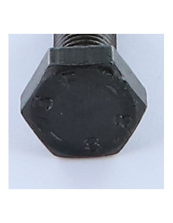 Vis métaux Tête hexagonale TH M10X50 Filetage total Classe 8.8 Pas fin Pas de 125 Acier brut