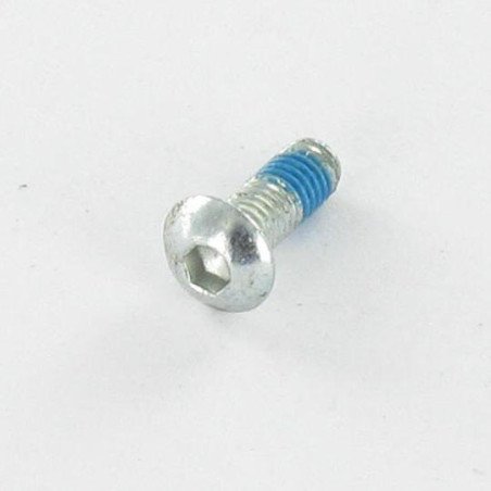1 x Vis métaux BHC (Tête Bombée Hexagonal creux) M6X16 Filetage total Classe 10.9 Clé de 4 HC4 HC4 Acier zingué Frein