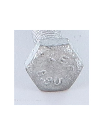 Vis métaux Tête hexagonale TH M12X30 Classe 10.9 Acier brut