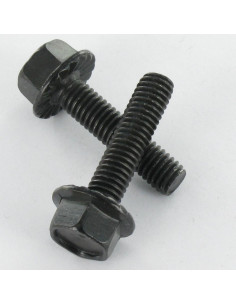 Vis métaux Tête hexagonale TH M8X30 Acier zingué noir...