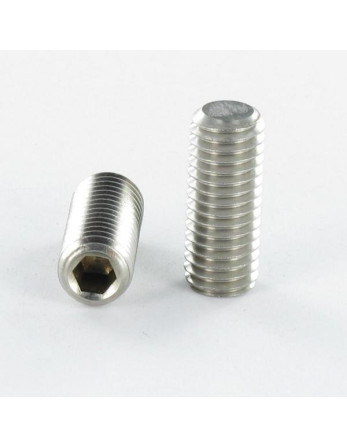 Vis métaux Sans tête six pans creux (sthc) Clé de 3 HC3 M6X20 Bout plat Acier zingué Frein filet PRECOTE 8