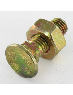Boulon de charrue TFCC tête fraisée collet carré M10X50...