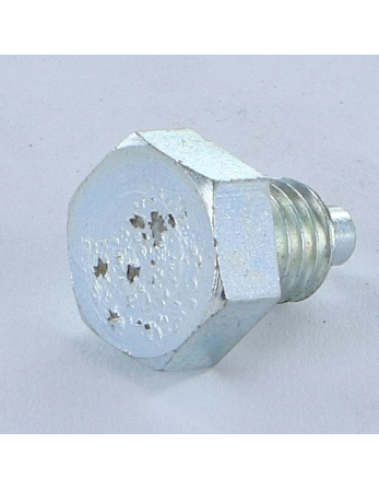 Vis métaux Tête hexagonale TH M8X12 Bout téton Téton Acier zingué