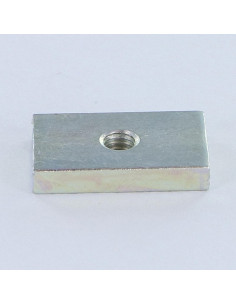 Ecrou Rectangulaire M10 30X15X6 Acier zingué 2