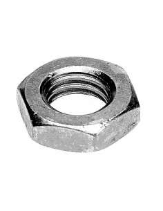 Ecrou hexagonal bas hm/contre Ecrou M8 Acier brut Géomet...