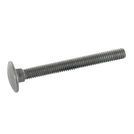 TRCC JAPY tête ronde collet carré M8X130 Filetage total Acier brut