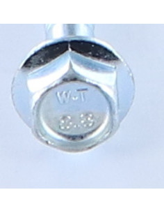Vis métaux Tête hexagonale TH M6X30 Filetée sur 18... 2