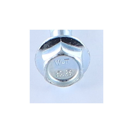 1 x Vis métaux Tête hexagonale TH M6X30 Filetée sur 18 Filetage partiel Embase collerette crantée Classe 8.8 Acier